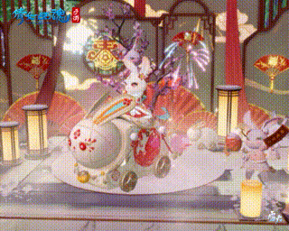 圖5：全新坐騎【兔兔如意】元?dú)獾菆?gif